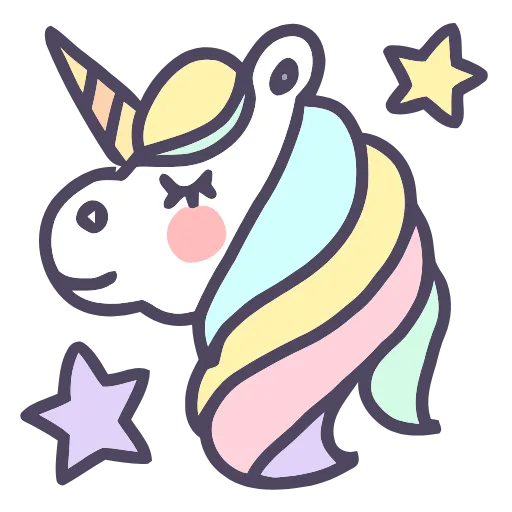 Стикер 7 Unicorn & Pegasus