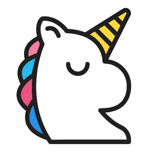 Стикер 28 Unicorn & Pegasus