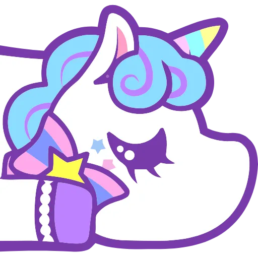 Стикер 17 Unicorn & Pegasus