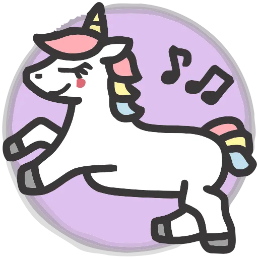 Стикер 2 Unicorn & Pegasus