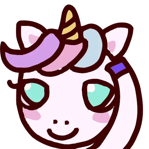 Стикер 25 Unicorn & Pegasus