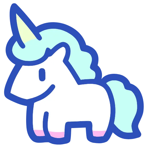 Стикер 38 Unicorn & Pegasus