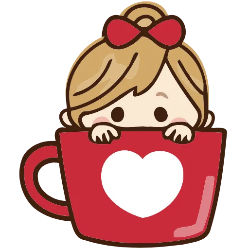 ☕️ Эмодзи «Valentine» для Telegram