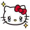 Стикер 28 ☺️Hello Kitty