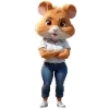 Стикер 42 🐹 Набор эмоджи по игре «Hamster Kombat»