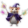 Стикер 10 🐹 Набор эмоджи по игре «Hamster Kombat»