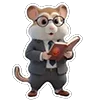 Стикер 16 🐹 Набор эмоджи по игре «Hamster Kombat»