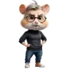 Стикер 55 🐹 Набор эмоджи по игре «Hamster Kombat»