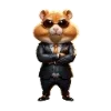 Стикер 39 🐹 Набор эмоджи по игре «Hamster Kombat»