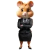 Стикер 51 🐹 Набор эмоджи по игре «Hamster Kombat»