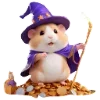 Стикер 11 🐹 Набор эмоджи по игре «Hamster Kombat»