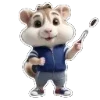 Стикер 17 🐹 Набор эмоджи по игре «Hamster Kombat»