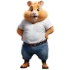 Стикер 43 🐹 Набор эмоджи по игре «Hamster Kombat»