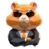Стикер 19 🐹 Набор эмоджи по игре «Hamster Kombat»