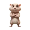 Стикер 31 🐹 Набор эмоджи по игре «Hamster Kombat»