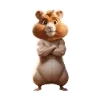 Стикер 32 🐹 Набор эмоджи по игре «Hamster Kombat»