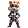 Стикер 58 🐹 Набор эмоджи по игре «Hamster Kombat»