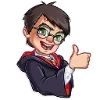 Стикер 4 👍 Гарри Поттер - Harry Potter Emoji
