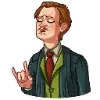 Стикер 44 👍 Гарри Поттер - Harry Potter Emoji