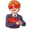Стикер 40 👍 Гарри Поттер - Harry Potter Emoji