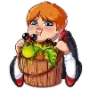 Стикер 10 👍 Гарри Поттер - Harry Potter Emoji