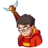 Стикер 13 👍 Гарри Поттер - Harry Potter Emoji