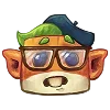 Стикер 59 😕 Набор эмоджи по игре «Hytale»