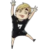 Стикер 40 Haikyuu