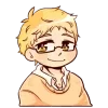 Стикер 15 Haikyuu