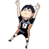 Стикер 34 Haikyuu