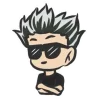 Стикер 19 Haikyuu