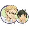 Стикер 9 Haikyuu