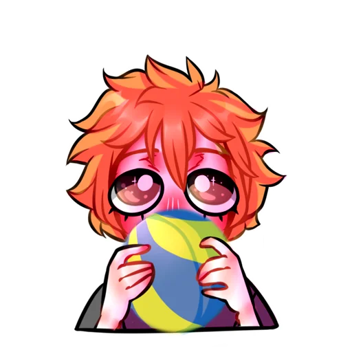 🥰 Стикер «Haikyuu (RoritoZokaru)» для Telegram
