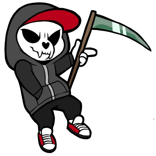 💀 Стикер «Halley Labs» для Telegram