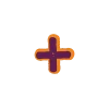 🙂 Эмодзи «Halloween - буквы с оранжевой обводкой к хэллоуину» для Telegram