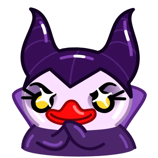 Стикер 20 Halloween Duck