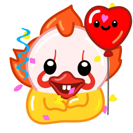 Стикер 15 Halloween Duck
