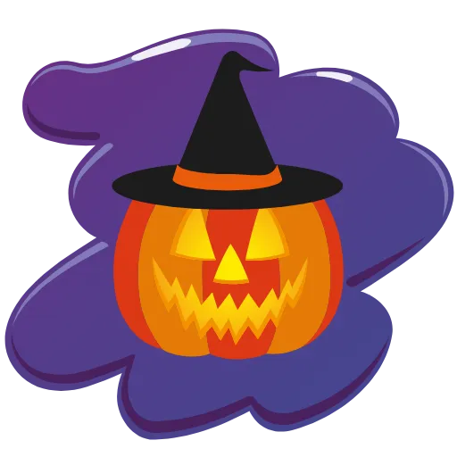 Стикер 36 Halloween emoji - анимированные эмодзи к хэллоуину