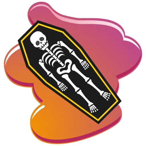 Стикер 37 Halloween emoji - анимированные эмодзи к хэллоуину