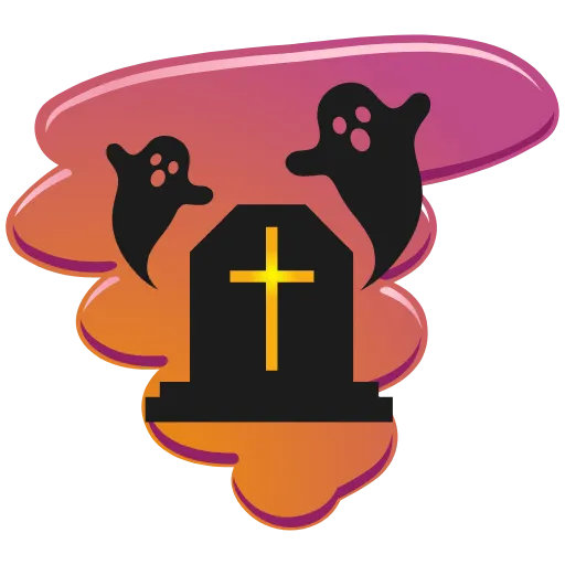 Стикер 42 Halloween emoji - анимированные эмодзи к хэллоуину