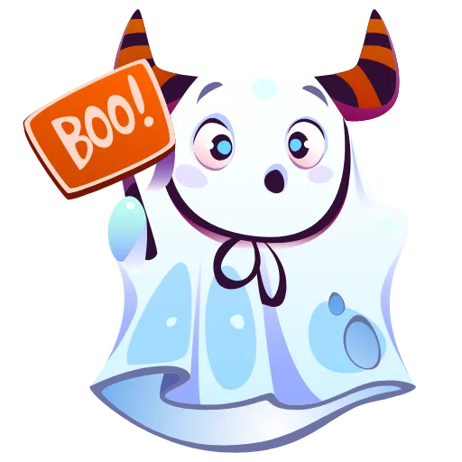 Стикер 8 Halloween emoji - анимированные эмодзи к хэллоуину