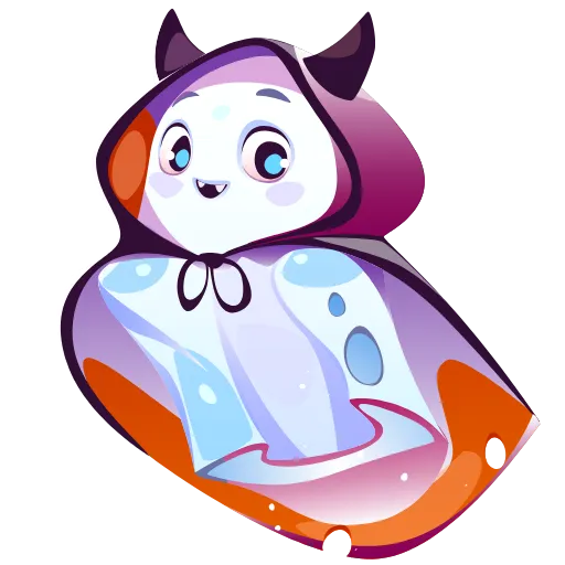 Стикер 9 Halloween emoji - анимированные эмодзи к хэллоуину