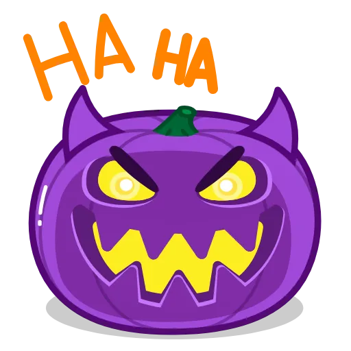 Стикер 10 Halloween Pumpkin