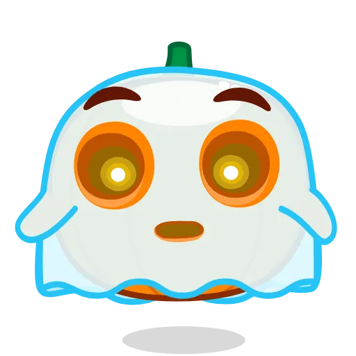 Стикер 17 Halloween Pumpkin