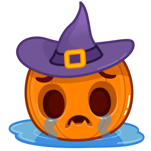 Стикер 8 Halloween Pumpkin