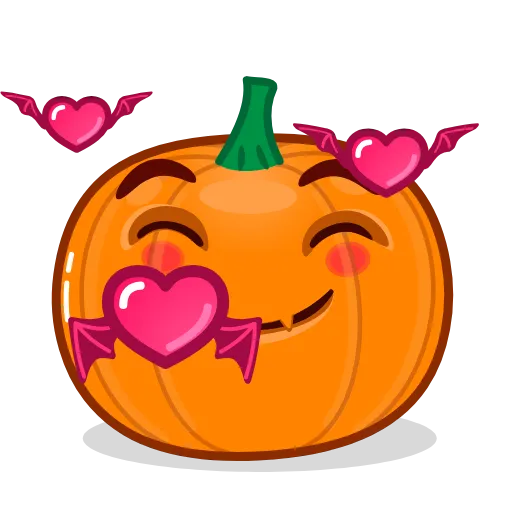 Стикер 7 Halloween Pumpkin