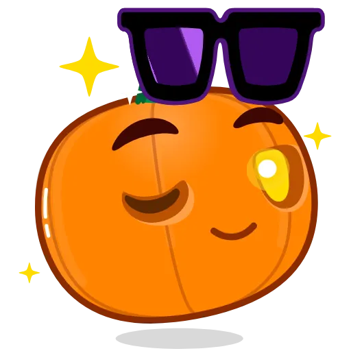 Стикер 11 Halloween Pumpkin