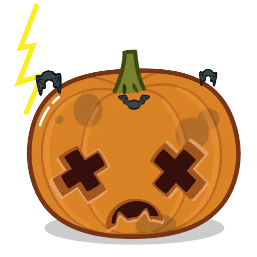Стикер 23 Halloween Pumpkin