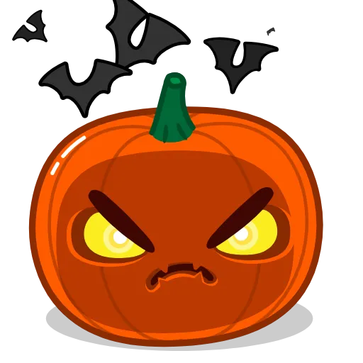 Стикер 6 Halloween Pumpkin
