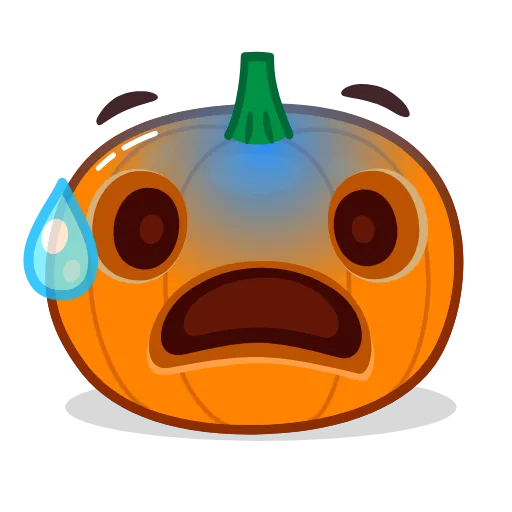Стикер 4 Halloween Pumpkin